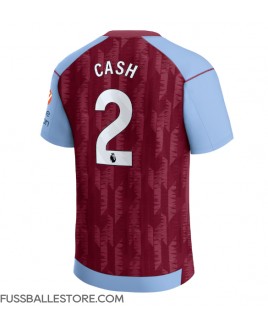 Günstige Aston Villa Matty Cash #2 Heimtrikot 2023-24 Kurzarm